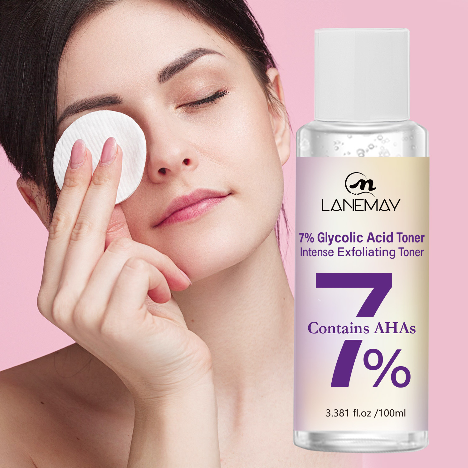 Glycolic Acid Exfoliant - โทนเนอร์กรดไกลโคลิก 7% – ผลัดเซลล์ผิวอย่างเข้มข้นและเติมความชุ่มชื้น ช่วยเผยผิวเรียบเนียนกระจ่างใสขึ้น
